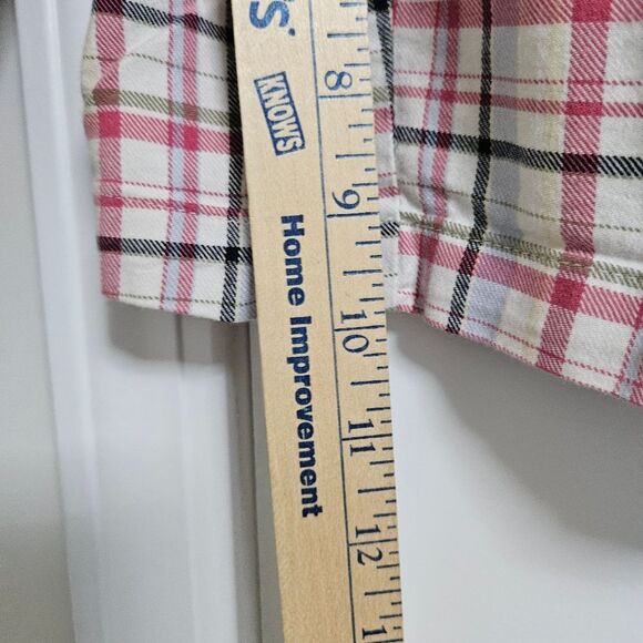 Dockers Woman Bermuda Shorts Women's 20W (38x10) Multicolor Plaid Pockets Casual - Picture 7 of 9